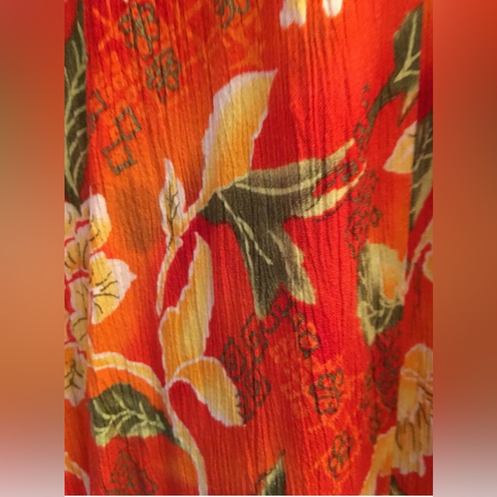 Rayon Tropical Maxi Skirt - Picture 4 of 6